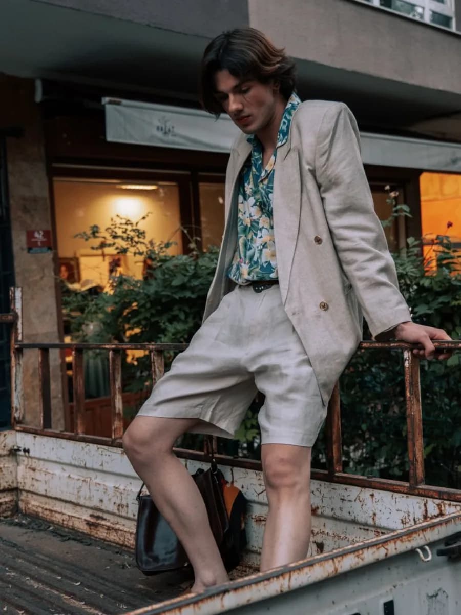 Osier Linen Blazer