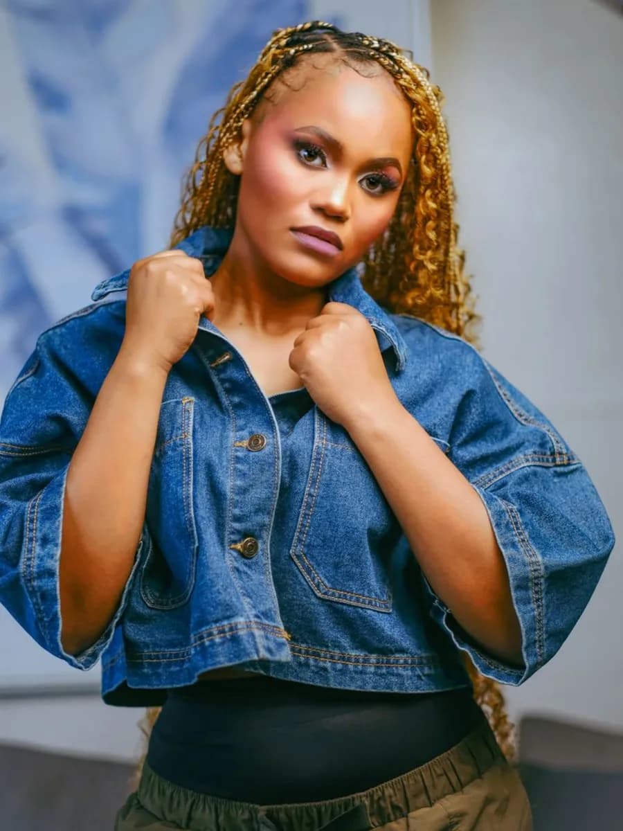 Wren Cropped Denim Jacket
