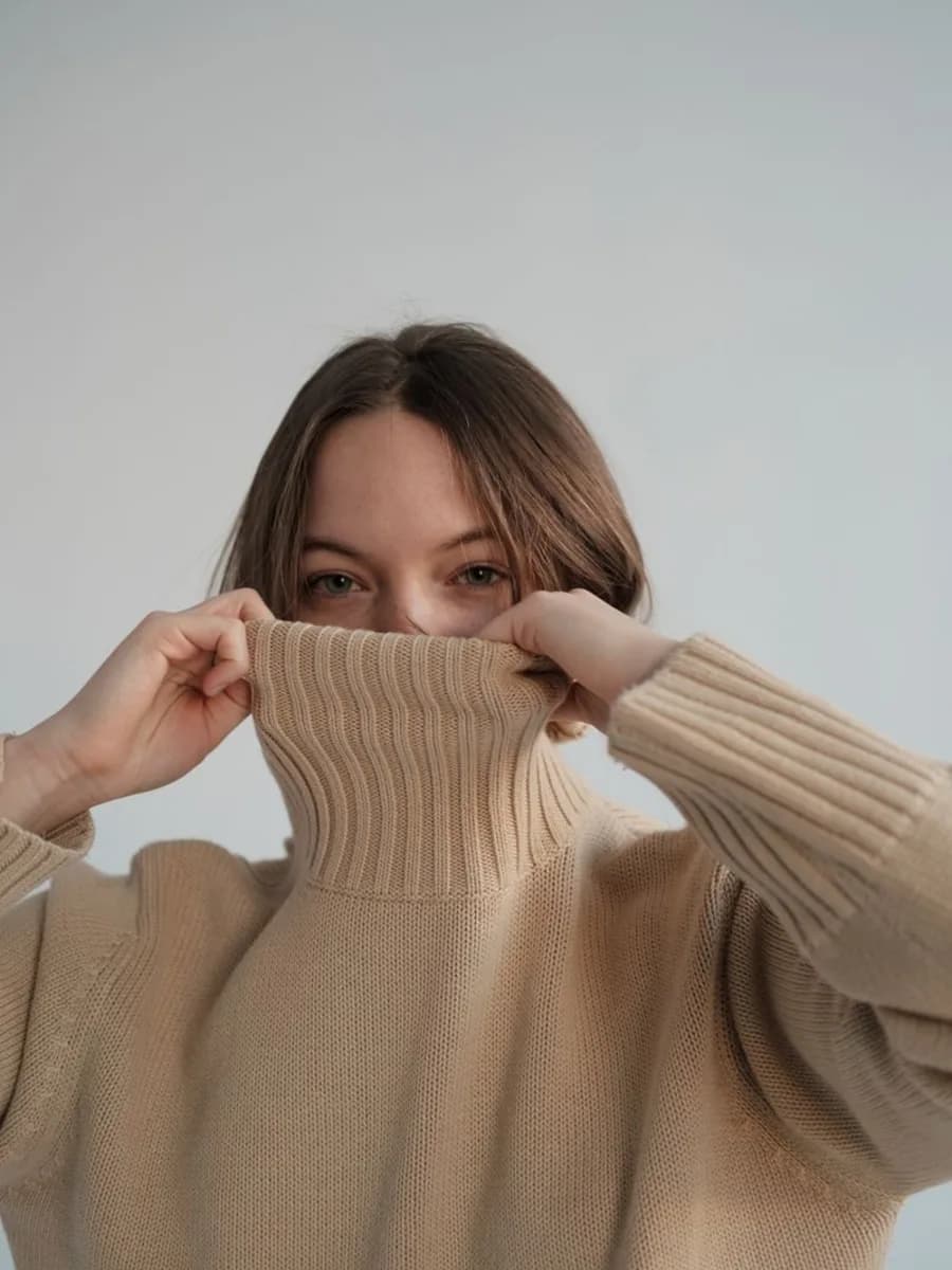 Gale Merino Roll Neck