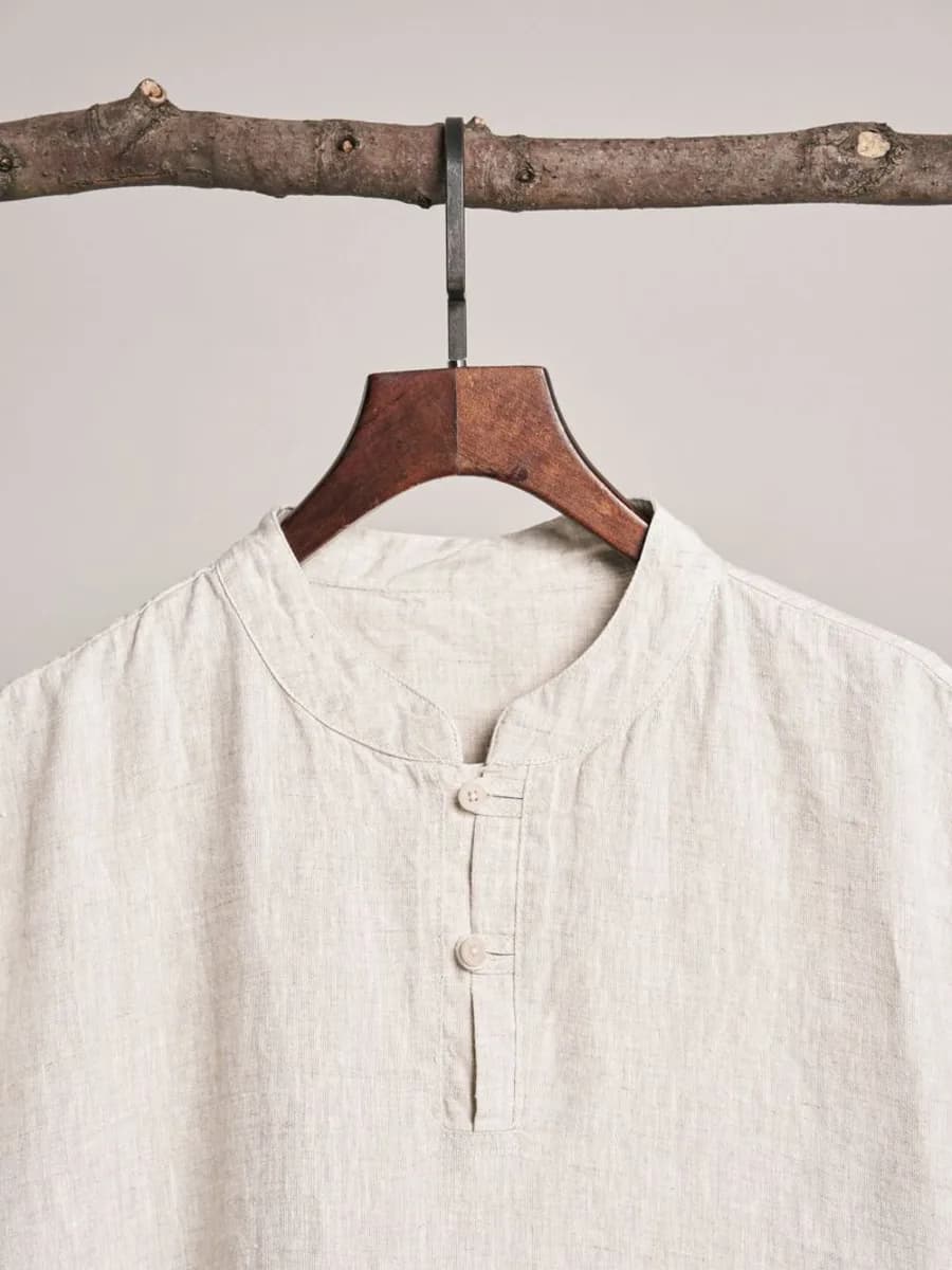 Ashgrove Linen Camp Shirt