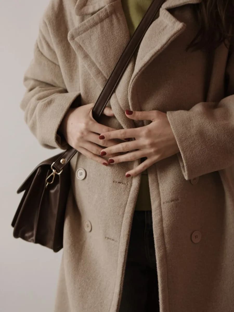 Sable Wool Overcoat